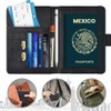 Porta Pasaporte con Bloqueo RFID, Set de 2 Fundas para