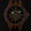BEWELL Men Wood Watch Quartz, Lightweight Vintage Men Wrist Watches
