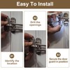 U 10309 Swing Bar Lock for Hinged Swing-in Doors,Door Guard