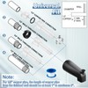 Enhon Tub Spout, Universal Fits 1/2'' Copper Pipe, 1/2'' IPS