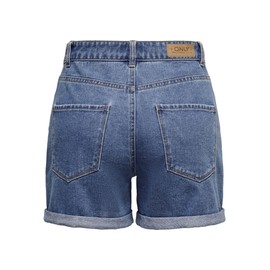 ONLY Female Shorts ONLVega Life HW Mom, Medium blue (medium blue denim)