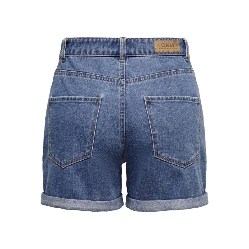 ONLY Female Shorts ONLVega Life HW Mom, Medium blue (medium