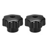 TA-VIGOR 2Pcs Star Knob Grip Handle M8 x 50mm Dia