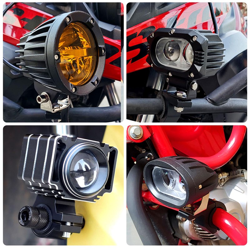 Work Light Bracket, 4 Pieces 15-32 mm Light Bar Mount