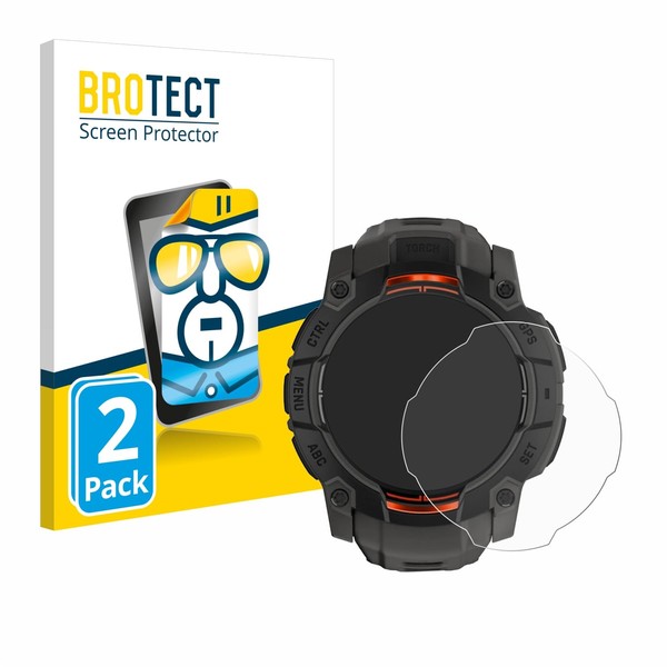 BROTECT Screen Protector for Garmin Instinct 3 Solar 45 mm
