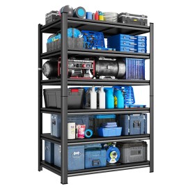 6 Lays Durable Corrosion Protection Shelves and Metal Storage Racks Local StockDimension (L*W*H): 81.95''H*39.4''L*15.76''D, Height: regular, Load Capacity: 100kg