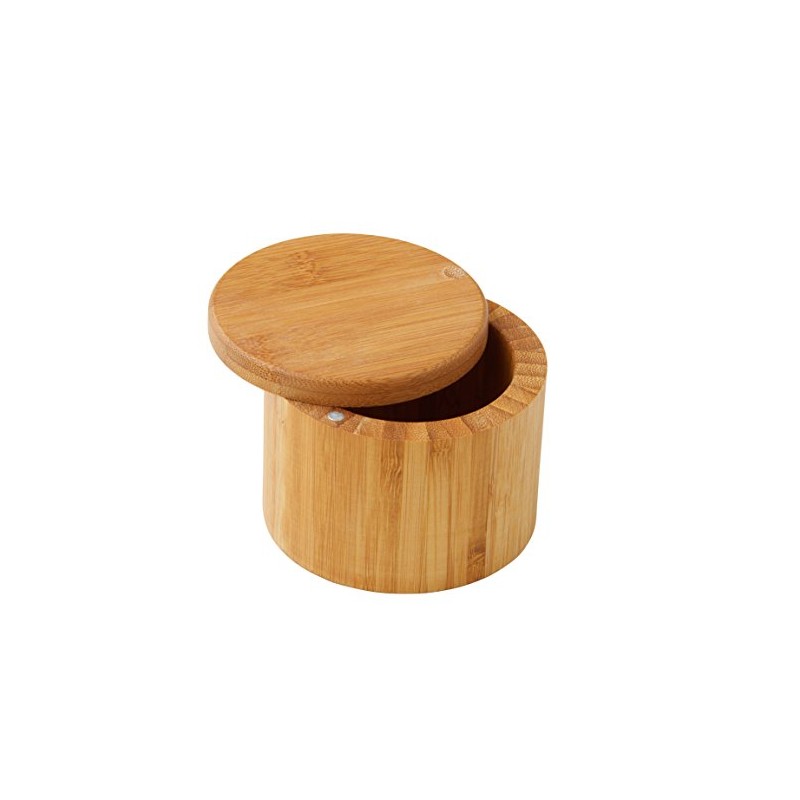 MASTERPRO MPSALTBOX Bamboo Salt Box, Bamboo/Natural