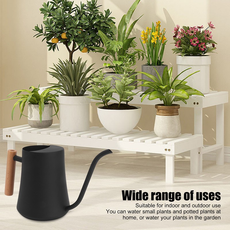 Stainless Steel Watering Can Pot Retro Small Plant Watering Can