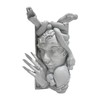 Vaveren Snake Women Face Bookend Medusa Head Book Nooks Unique