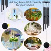 Yahenda 6 Pieces Rustic Wind Chimes for Outside 28 Inch