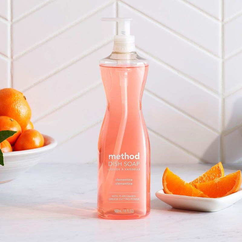 Method Gel Dish Soap, Clementine Scent, Tough on Grease &