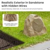 Theater Solutions 2R8S Outdoor Sandstone 8" Rock 2 Speaker Set