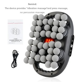 Professional 16-Head Electric Massager - Portable Muscle Relief for Neck, Back & Shoulders