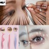 TheFirstGrain False Eyelash Tweezers, Set of 3, Self Eyelashes, False