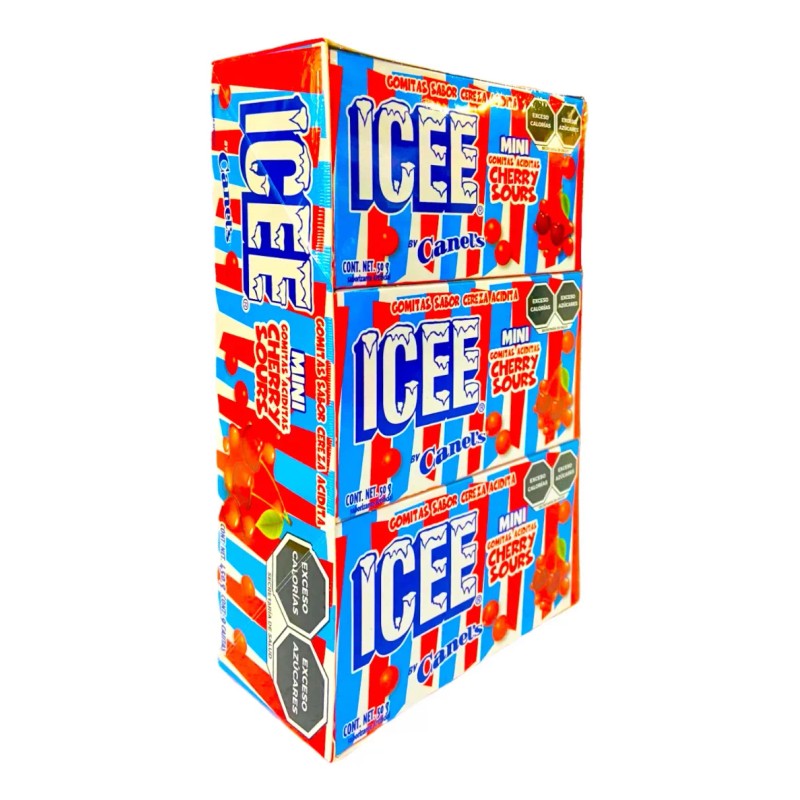 Canels Mini Cherry cajita Icee 9 Cajas Con 50g