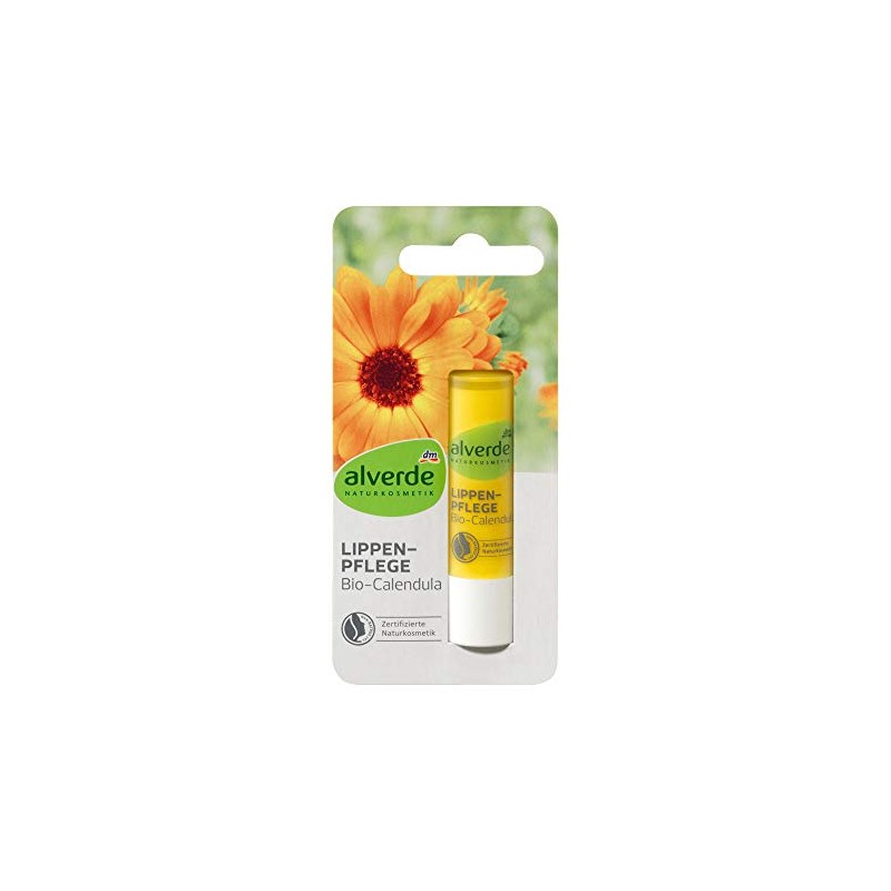 BYUP Alverde Natural Cosmetics Lip Balm Organic Calendula, 1 x