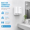 Compact Hand Dryer for Bathroom＆Small Business, 110V-130V, White