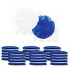 HALFMOON individually packaged Badahari makeup air puff, blue, 30 pcs / HALFMOON 개별포장 바다하리 메이크업 에어퍼프, 블루, 30개