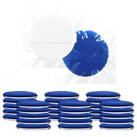 HALFMOON individually packaged Badahari makeup air puff, blue, 30 pcs / HALFMOON 개별포장 바다하리 메이크업 에어퍼프, 블루, 30개