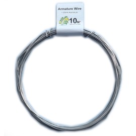 10 Metres of 1.25mm Aluminium Armature Frame * Modelling Wire