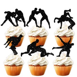 S-Cp-0444ce Cream Fruit Dessert Cupcake Topper Colorful Glitter Happy Birthday Sensory Pop Game Theme Decor Supplies Baby Shower Boys Girls Birthday Party Decorations