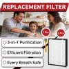 2Pcs 75i Replacement Filter with H13 Activated Carbon