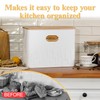 HOME PALETTE Extra Large Bread Box for Kitchen Countertop Corner