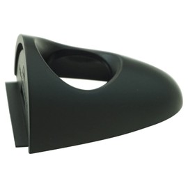 TRQ Front Left Exterior Door Handle Chrome & Black Drivers Side Compatible with 2012-2015 Kia Optima