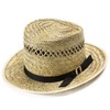 Sunset Straw Hats Sun Hat, Amish-Made Vented with Black Band,