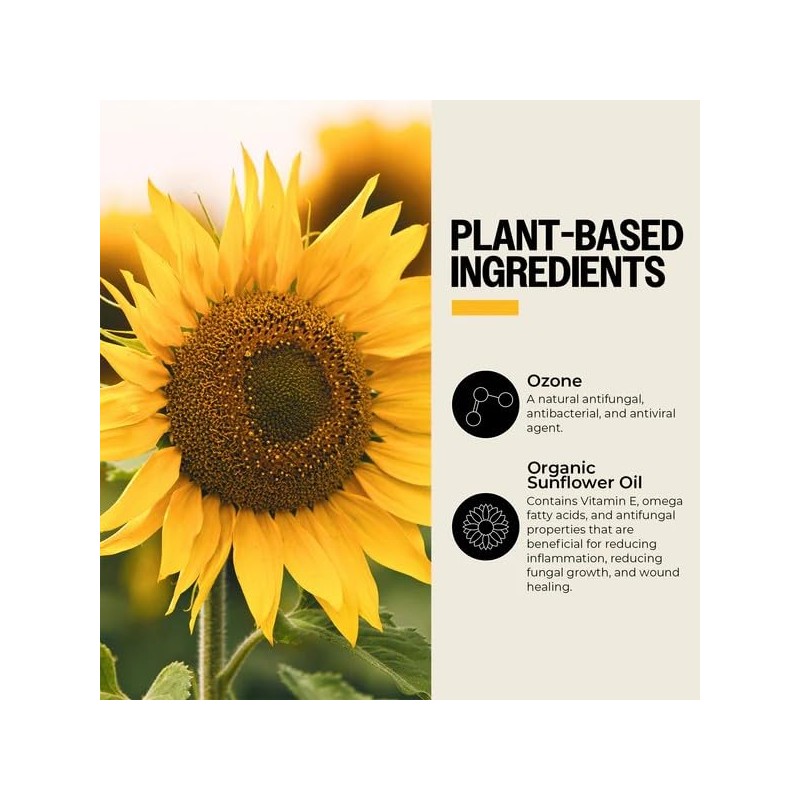 PurO3 Ozonated Sunflower Oil – Pure, Natural, Organic Skincare for