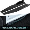 Unbranded Front Bumper Lip Spoiler Rear Side Skirt Splitter For