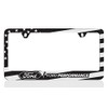 Ford Performance American Flag Patriotic Black UV Printed Metal License