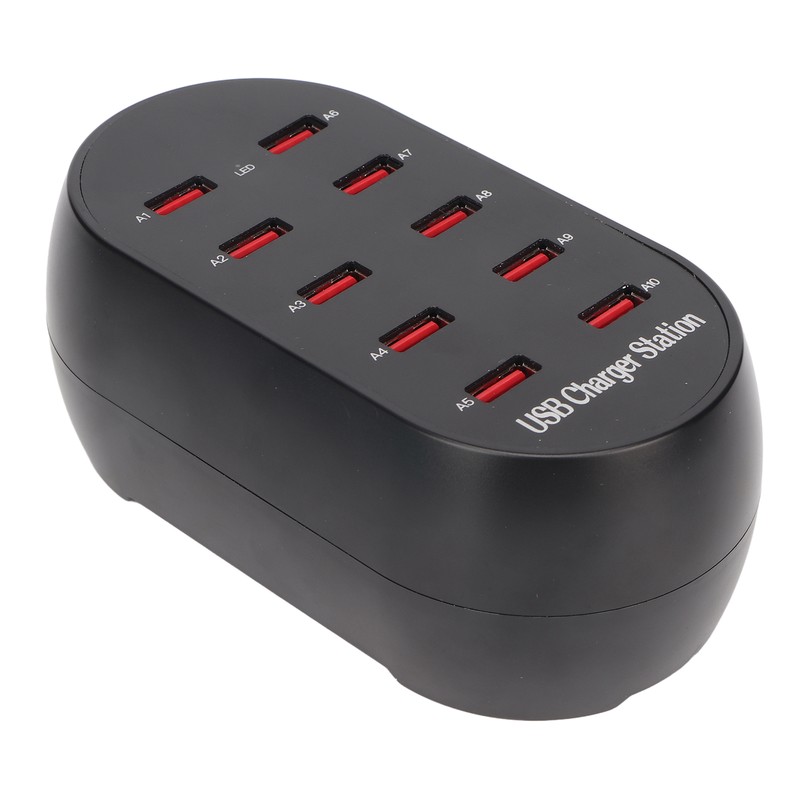 USB Charging Station 10 Port Small Desktop USB Fast Charging