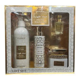 Hamidi Natural Musk Tahara 4pcs Gift Set A/F + Muattar + EDP + CPO