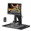 SZJMS 10.1" Digital Microscope 1600X, IPS Touch Screen Coin Microscope,