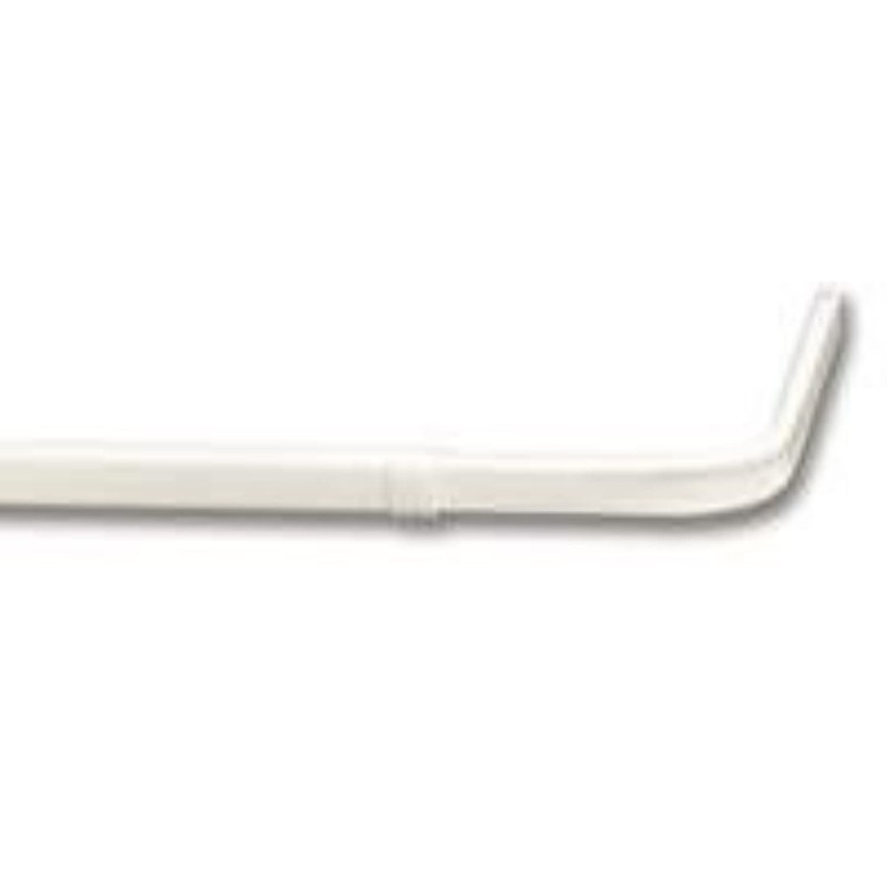 Single lock-seam curtain rods 28-48" projects 5 1/2"