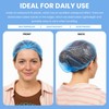100 Pcs Disposable Shower Caps, Waterproof Shower Cap Essential For