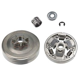 Hippotech 3/8 Inch Pitch 7 Tooth Clutch Drum and Clutch for Stihl 024, MS240, 026, MS 260 Pro, MS261 Chainsaw