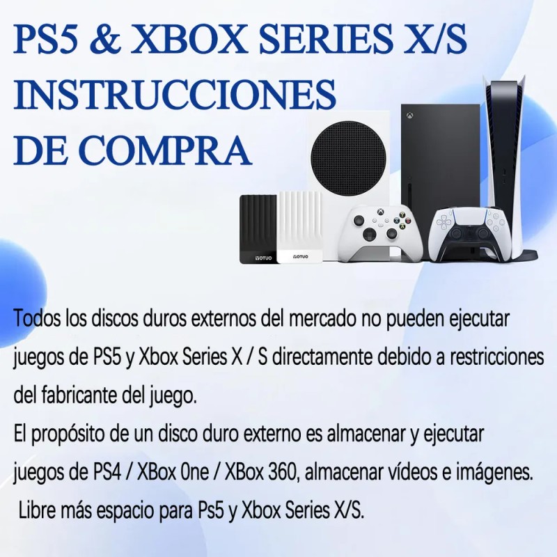 Disco Duro Externo Portátil Yotuo De 1 Tb SY-HDD01-1000 negro