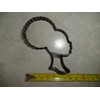 YNGLLC AFRO GIRL SILHOUETTE SIDE VIEW COOKIE CUTTER MADE IN