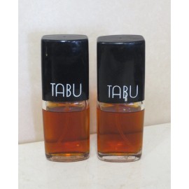 DANA FRAGRANCES TABU SPRAY COLOGNE 1 OZ LOT OF 2 *SEE DETAILS*