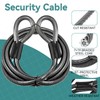EEBBL Heavy Duty Security Cable, Commercial Grade, Galvanized Braided Steel,