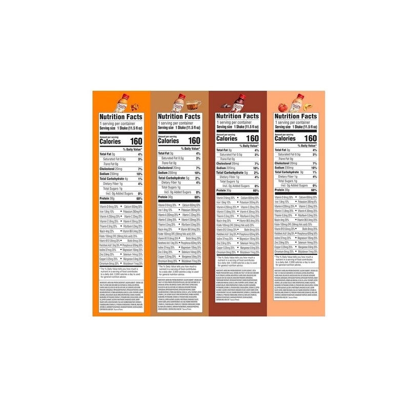 Premier Protein, Protein Shake, 8 Flavor Variety Pack, 30g Protein,