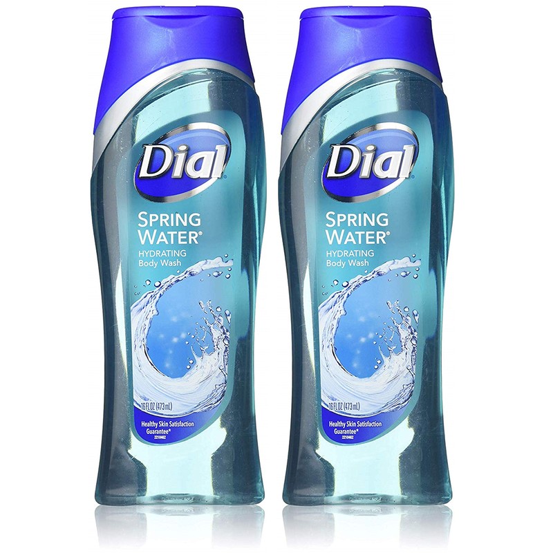 Dial Body Wash Agua de primavera 16 onzas hidratante (473