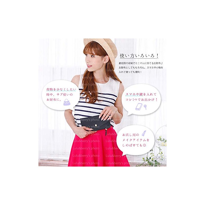 Lulu & berry Thin Long Wallet, Women's, Men's, Thin Wallet,