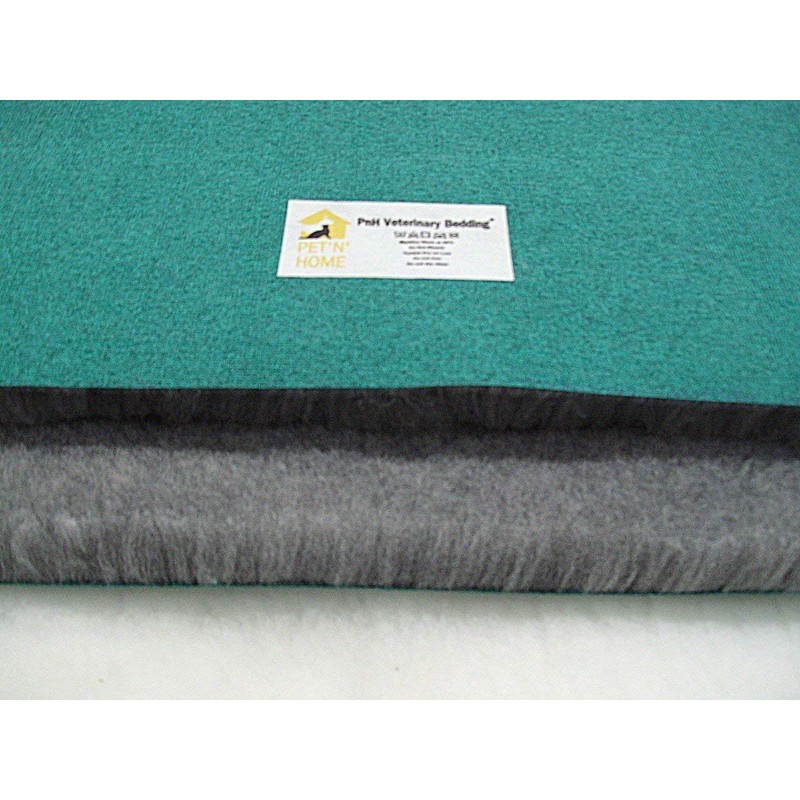 PnH Veterinary Bedding - Green Back - GREY, BROWN, CHARCOAL
