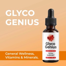 (3 Pack) Glyco Genius Drops Support Blood Health and General Wellness