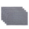 Chevron Placemats – Large 13 x 19-inch Cotton Yarn and