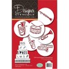 Designer Stencils C953 Marching Band Instruments Cookie Stencil, Beige/Semi-Transparent, Fits