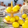 Cindeer Fake Lemons Fake Fruit Faux Yellow Lemon Decor Lifelike